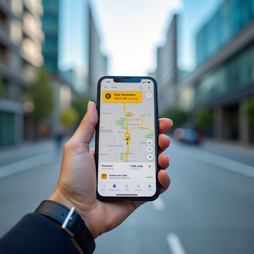 Карта отслеживания курьеров в реальном времени