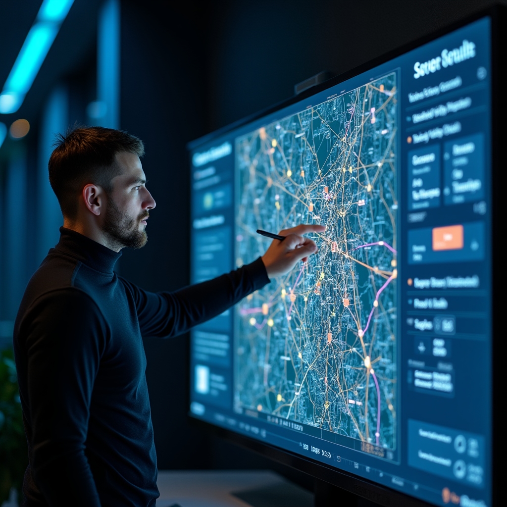 Алгоритм оптимизации маршрутов на карте города